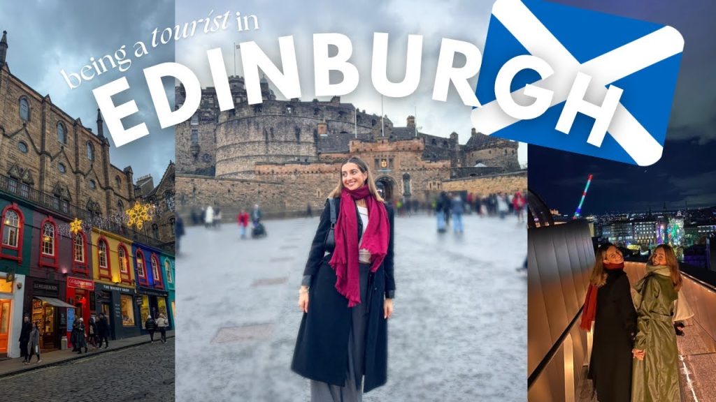 edinburgh travel vlog: last day in london, christmas markets, spending time with friends 🎄🏴󠁧󠁢󠁳󠁣󠁴󠁿